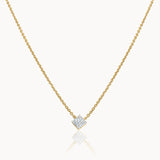Diamond Dew Cluster Necklace