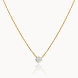 Diamond Dew Cluster Necklace