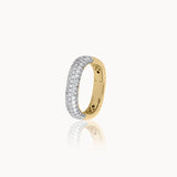 Tier Pave Diamond Band
