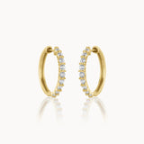Lumina Classic Diamond Hoops