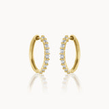 Lumina Classic Diamond Hoops