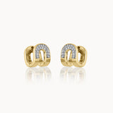 Shining Arc Diamond Hoops