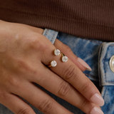 Contemporary Open Diamond Band