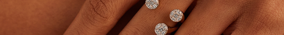 Contemporary Open Diamond Band