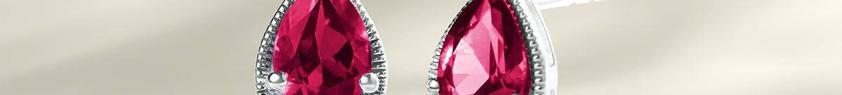 metal: Sterling Silver | color stone: Ruby