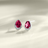 metal: Sterling Silver | color stone: Ruby