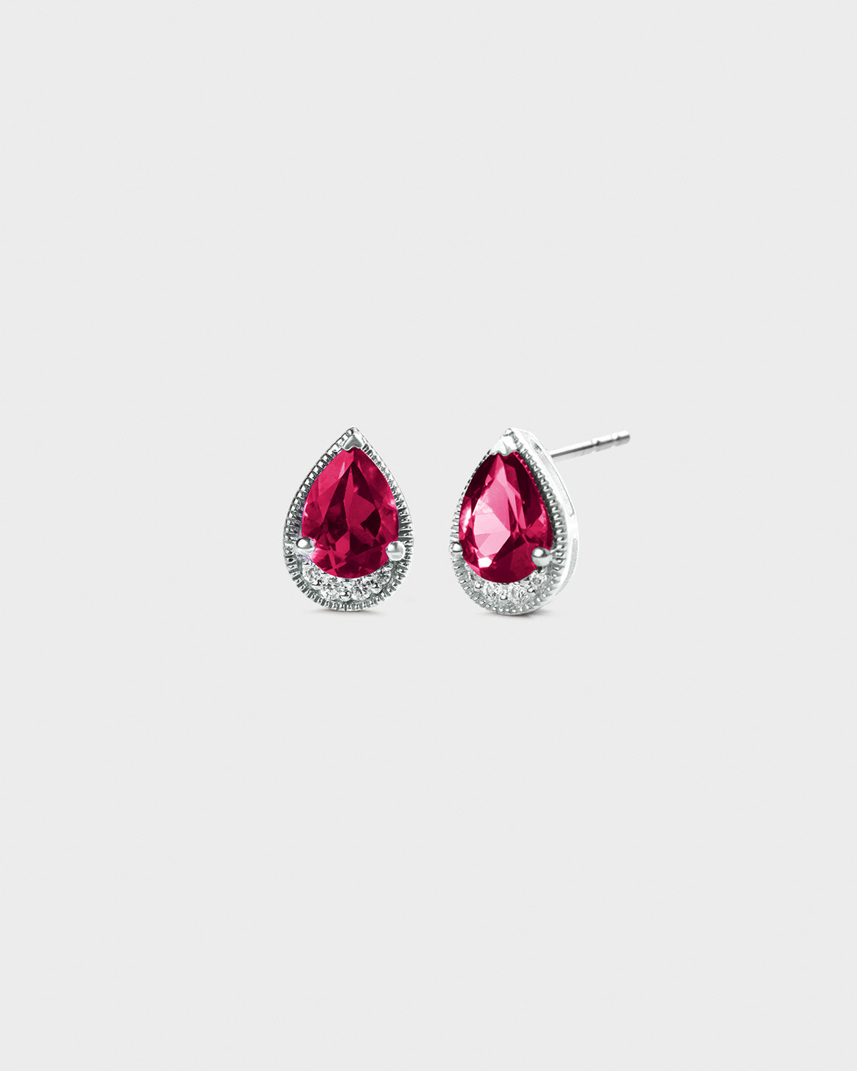 metal: Sterling Silver | color stone: Ruby