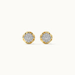 Tailored Round Diamond Earrings, 14K Gold Vermeil, 1/6 ct Lab Grown Diamond-6