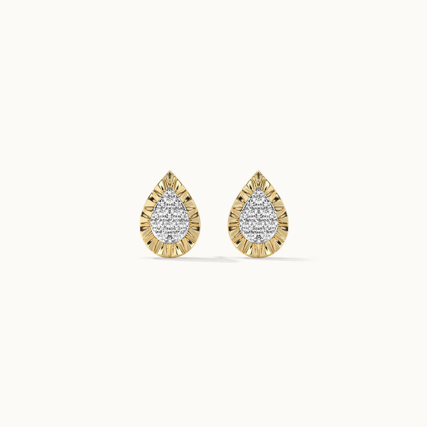 Classic Pear Diamond Earrings