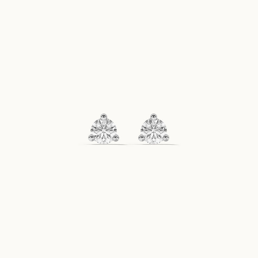 Classic Small Solitaire Earrings