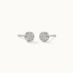 Classic Round Diamond Earrings, Sterling Silver, 1/4 ct Lab Grown Diamond-4