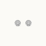 Classic Round Diamond Earrings, Sterling Silver, 1/4 ct Lab Grown Diamond-1