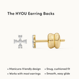 Small Petal Diamond Earrings