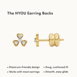 Shamrock Diamond Earrings