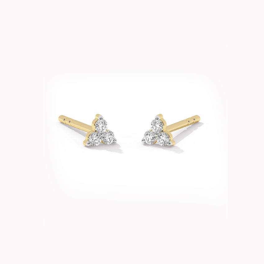 Triad Small Diamond Earrings