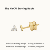 Triad Small Diamond Earrings