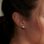 Harmony Pearl Earrings, 14K Solid Gold-2