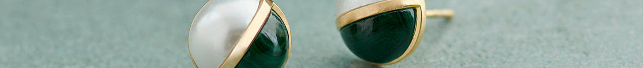 Harmony Pearl Earrings, 14K Solid Gold-1