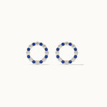Circular Diamond Earrings, 14K Solid Gold, 1/4 ct Lab Grown Diamond-6