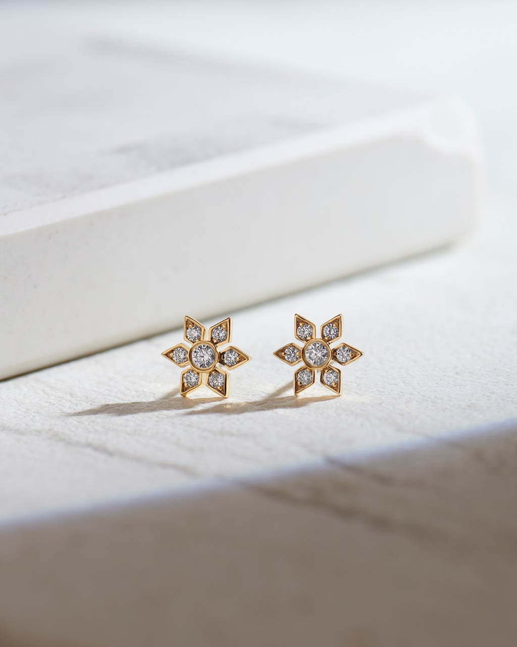 Narcissus Small Diamond Earrings