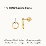 Twisted Round Diamond Earrings