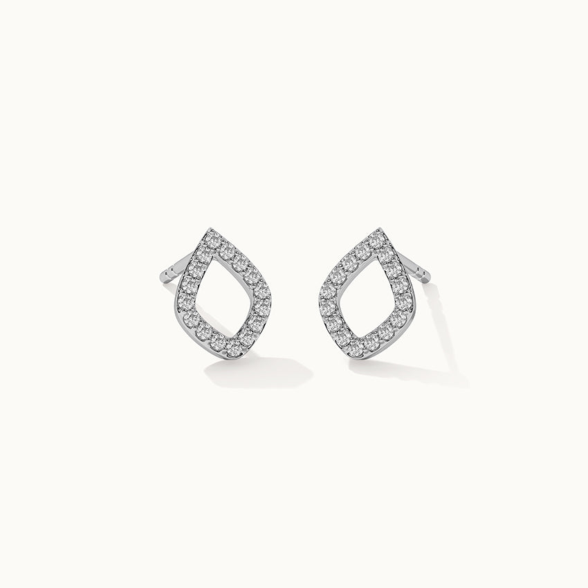 Petal Co Diamond Earrings, Sterling Silver, 1/5 ct Lab Grown Diamond-3