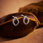 Petal Co Diamond Earrings, Sterling Silver, 1/5 ct Lab Grown Diamond-5
