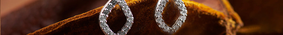 Petal Co Diamond Earrings, Sterling Silver, 1/5 ct Lab Grown Diamond-1