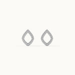 Petal Co Diamond Earrings, Sterling Silver, 1/5 ct Lab Grown Diamond-7