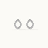 Petal Co Diamond Earrings, Sterling Silver, 1/5 ct Lab Grown Diamond-7