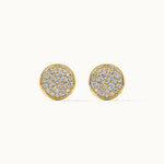 Wave Cluster Diamond Earrings, 14K Gold Vermeil, 5/8 ct Lab Grown Diamond-7