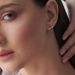 Bumblebee Diamond Earrings, 14K Gold Vermeil, 1/8 ct Lab Grown Diamond-5