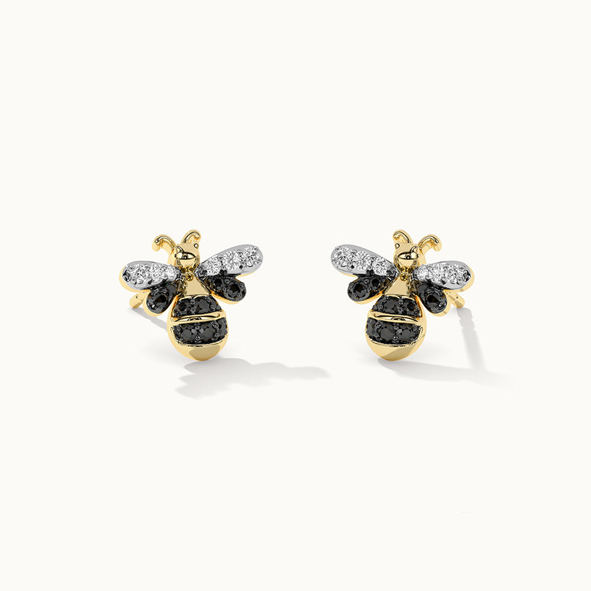 Bumblebee Diamond Earrings