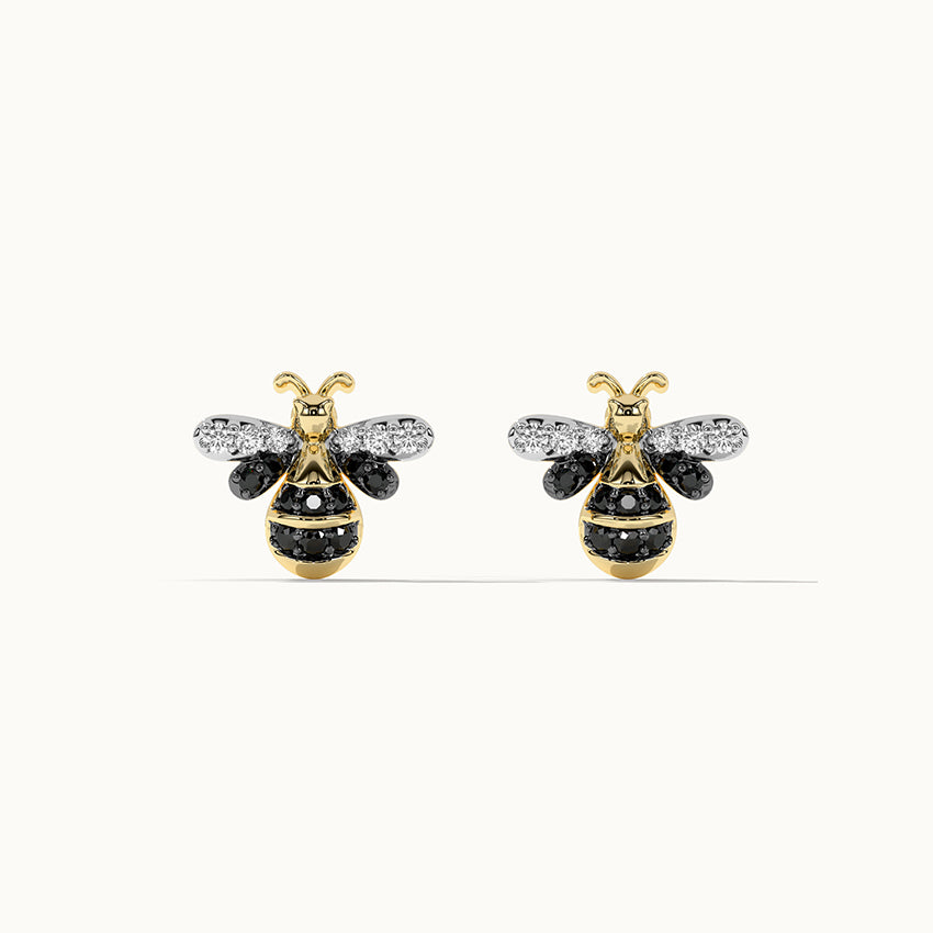 Bumblebee Diamond Earrings