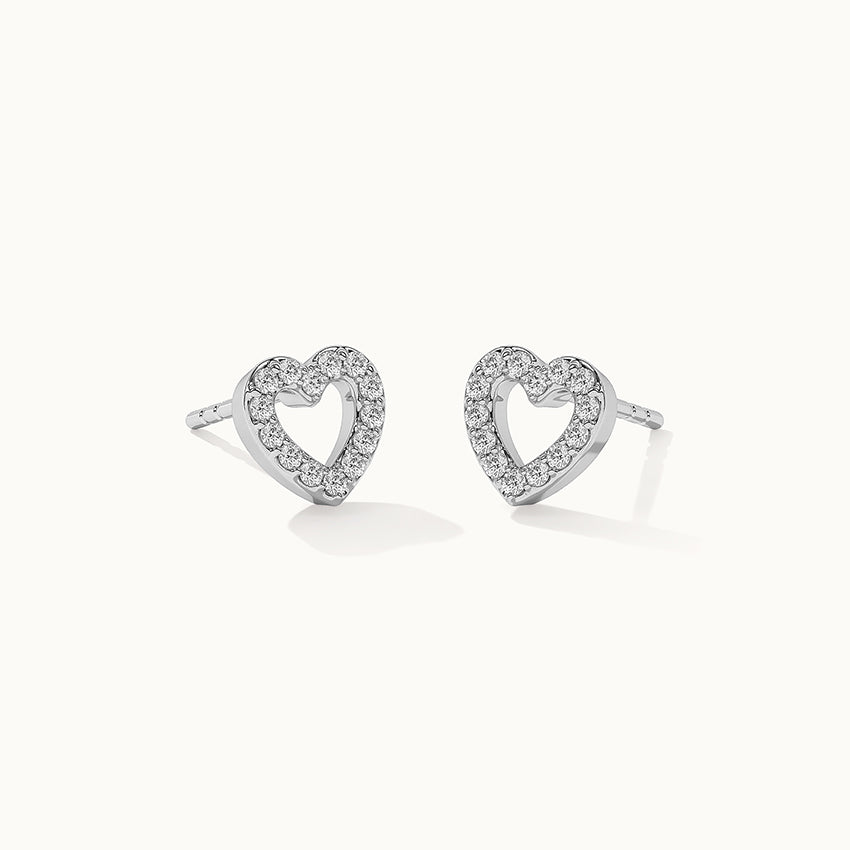 Heart Co Diamond Earrings