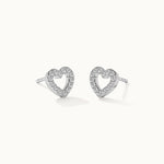 Heart Co Diamond Earrings, 14K Solid Gold, 1/5 ct Lab Grown Diamond-3
