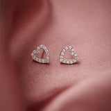 Heart Co Diamond Earrings, 14K Solid Gold, 1/5 ct Lab Grown Diamond-5