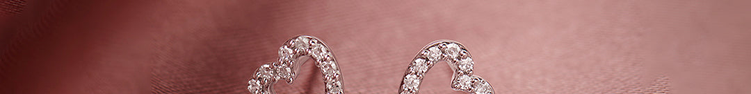 Heart Co Diamond Earrings, Sterling Silver, 1/5 ct Lab Grown Diamond-1