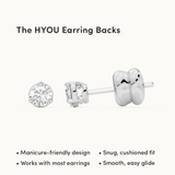 Mini Round Diamond Earrings
