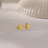 Small Gold Pebble Studs