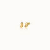 Small Gold Pebble Studs