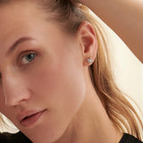 Elegant Clover Diamond Earrings