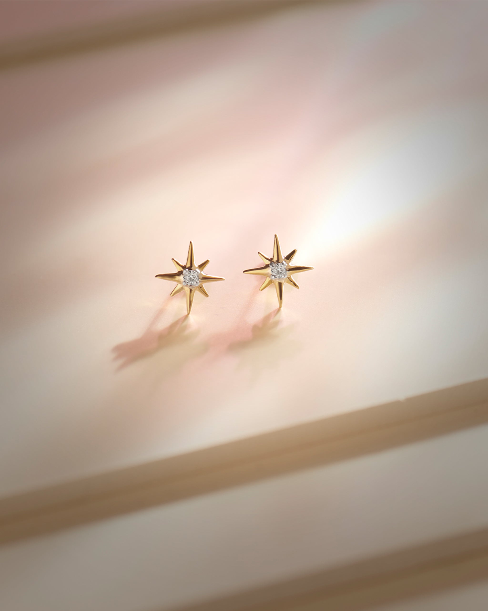 North Star Small Diamond Earrings