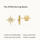 North Star Small Diamond Earrings