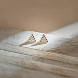 V Small Diamond Earrings