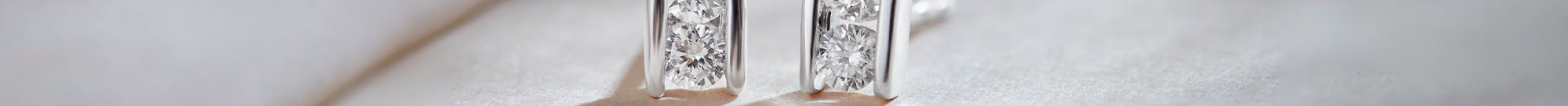 Petite Square Diamond Earrings, Sterling Silver, 1/5 ct Lab Grown Diamond-1