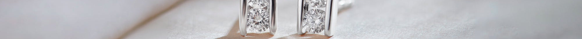 Petite Square Diamond Earrings, Sterling Silver, 1/5 ct Lab Grown Diamond-1