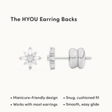 North Star Baguette Diamond Earrings