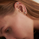 Kite Diamond Earrings, 14K Solid Gold, 1/4 ct Lab Grown Diamond-2