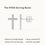 Cross Diamond Earrings
